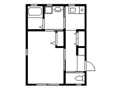 上高田2丁目AP(1K/2階)の間取り写真