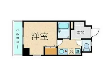 プレール九段(1K/2階)の間取り写真