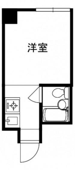 SNOW HOUSE(ワンルーム/3階)の間取り写真