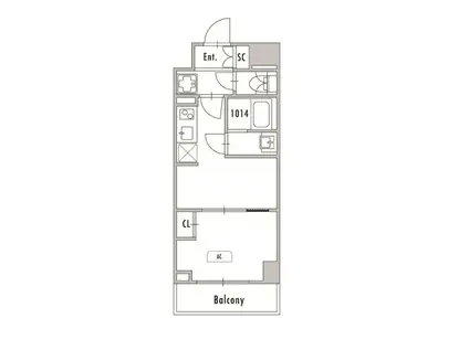 グラン PASEO 東十条(1LDK/5階)の間取り写真