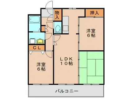 ソフィア92(3LDK/5階)の間取り写真