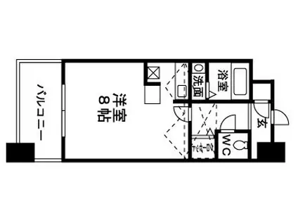 NO62 TOWERS AVANTGARE博多(1K/17階)の間取り写真