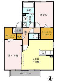 フェイバリットタウン(2LDK/2階)の間取り写真