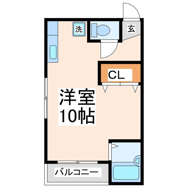 ロフティ米屋町(ワンルーム/5階)の間取り写真