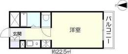 デイグラン上新庄(ワンルーム/3階)の間取り写真