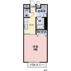 ハイツ大嘉(1K/2階)の間取り写真