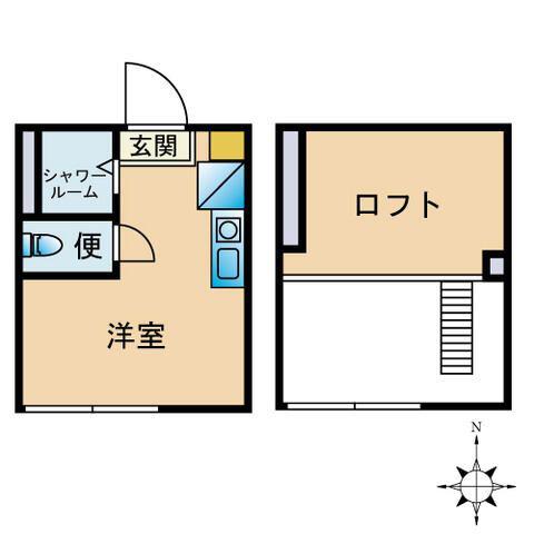 高円寺プレイス(ワンルーム/1階)の間取り写真