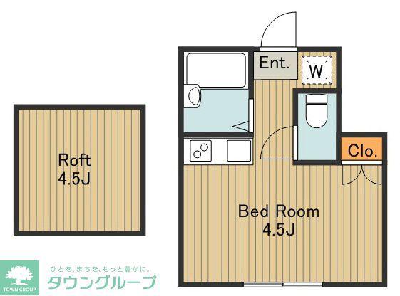 エクセル品川(ワンルーム/1階)の間取り写真