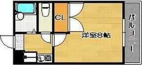 南海本線 羽倉崎駅 徒歩15分 3階建 築30年(1K/2階)の間取り写真