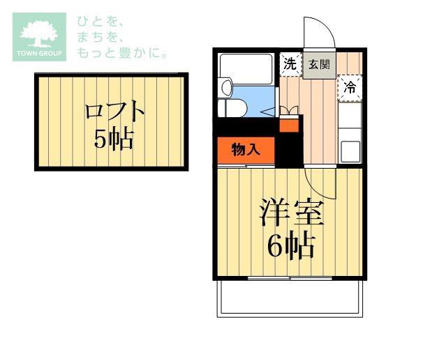 ウイートピア1991(1K/2階)の間取り写真