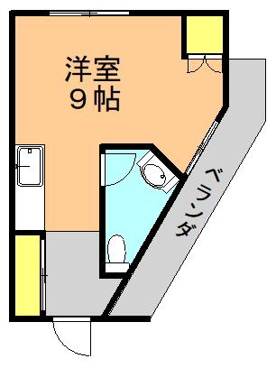 メゾン保良(ワンルーム/3階)の間取り写真