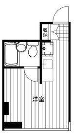トーカン新宿キャステール(ワンルーム/8階)の間取り写真