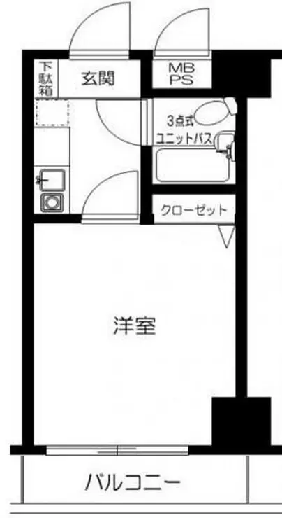 クリオ愛甲石田壱番館 6階階 間取り