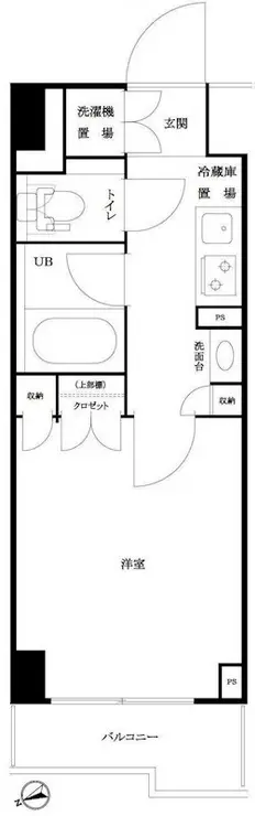ルーブル仲六郷壱番館 7階階 間取り
