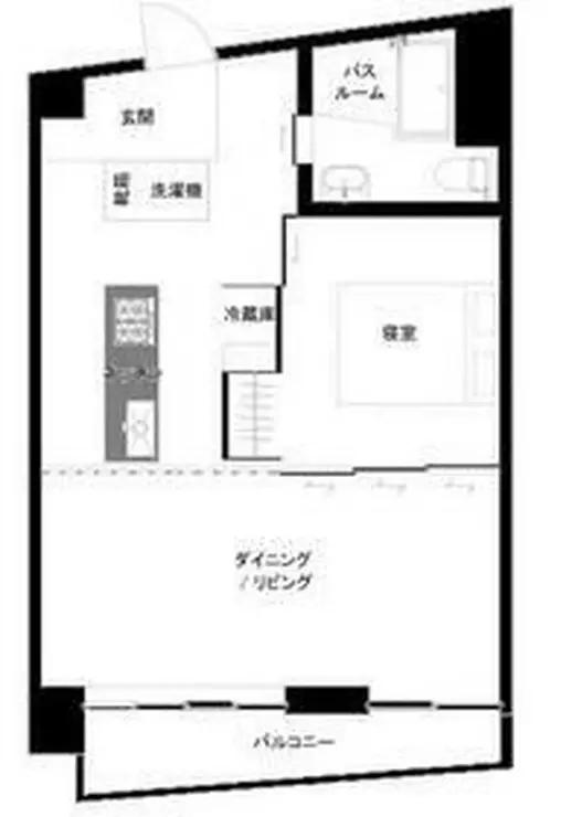 ライオンズマンション赤坂 5階階 間取り