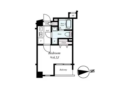 アーバイルGRANDE中野(1K/3階)の間取り写真