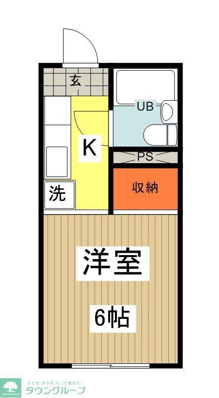 セントラルコーポ E館(1K/3階)の間取り写真