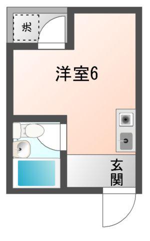 プレアール古市駅前(ワンルーム/2階)の間取り写真