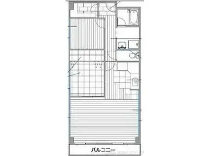ハイグレード春日(2LDK/3階)の間取り写真