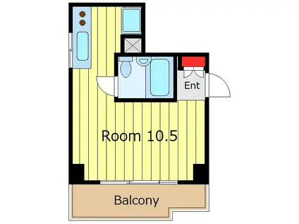 LA VIE KAGURAZAKA(ワンルーム/2階)の間取り写真