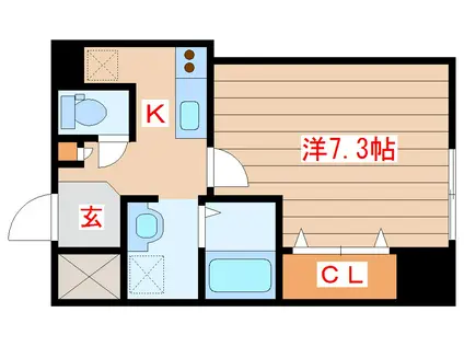 MUSE SINTERA(1K/5階)の間取り写真