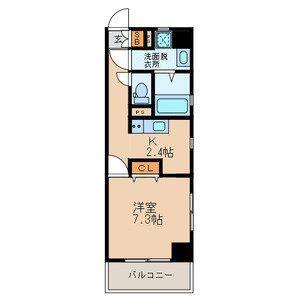 NYCマンション(1K/6階)の間取り写真