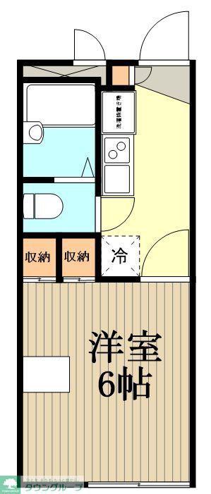 KEITA(1K/1階)の間取り写真
