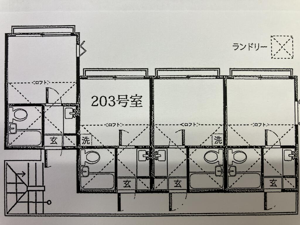 プラザドゥメラニー(1K/2階)の間取り写真