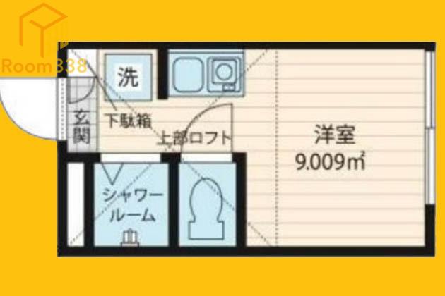 フィリップ東中野(ワンルーム/2階)の間取り写真
