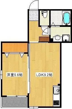 アヴェニール錦ヶ丘(1LDK/3階)の間取り写真