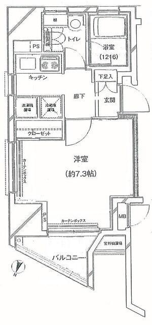 ラ ステュディオ押上(1K/5階)の間取り写真