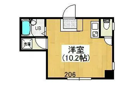 すざくHOUSE(ワンルーム/2階)の間取り写真