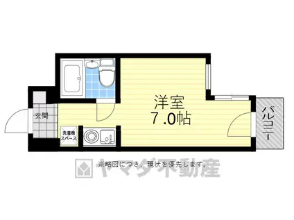 リアライズ阪急吹田2(ワンルーム/2階)の間取り写真