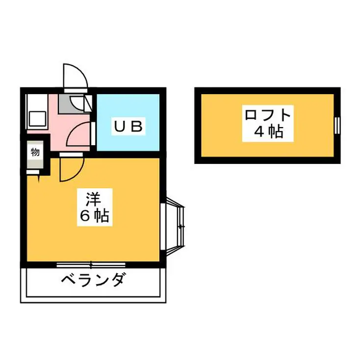 アミューズメント21上青木A棟 2階階 間取り