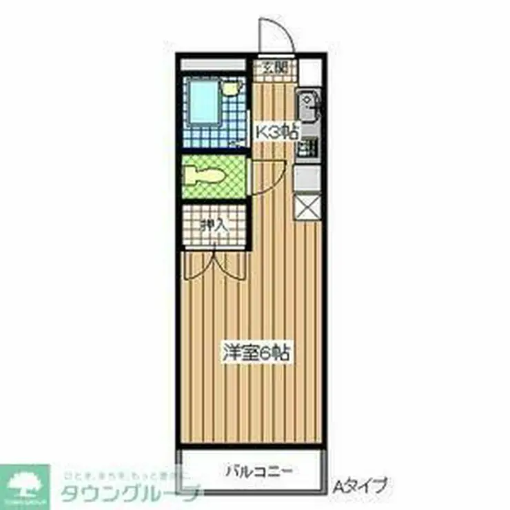 アトリウム・ナカマタ 3階階 間取り