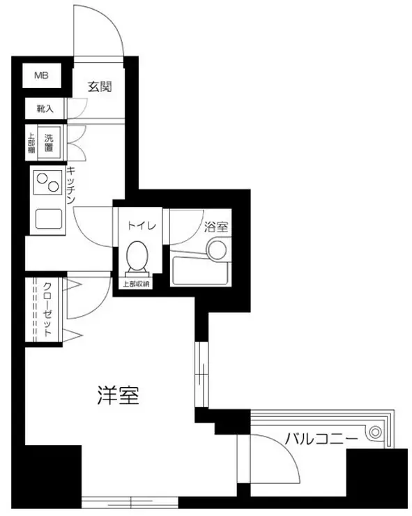 パークウェル蔵前 9階階 間取り