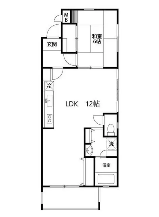 ヴィラ西小山 4階階 間取り