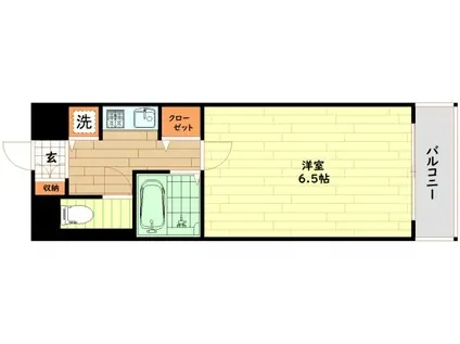 CITYLIFEクラウンハイム長堀通シティライフクラウンハイム長堀通(1K/3階)の間取り写真