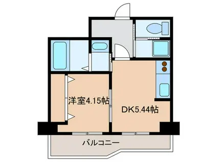 日商岩井日本橋浜町マンション(1DK/2階)の間取り写真