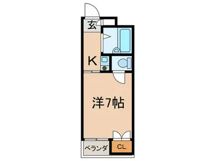 ファースト・ステージ(1K/3階)の間取り写真