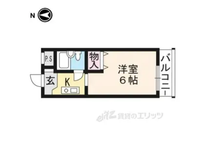 メゾン・ド・パヴィヨン(1K/3階)の間取り写真