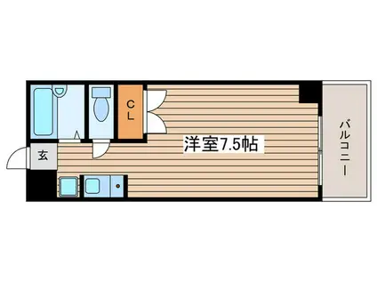 新栄ロイヤルビル(ワンルーム/2階)の間取り写真