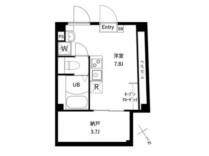 アムレア荻窪(1LDK/5階)の間取り写真