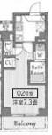 AILE尼崎西(1K/6階)の間取り写真