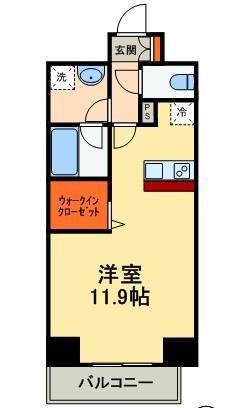 レオーネ上野入谷(1K/2階)の間取り写真
