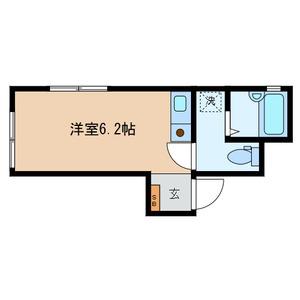 リード板橋区役所前(ワンルーム/3階)の間取り写真