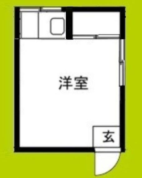 プリンスマンション(ワンルーム/3階)の間取り写真