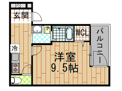 フジパレス八戸ノ里VI番館(1K/1階)の間取り写真
