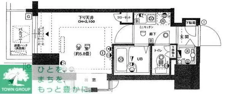 ロイヤルアメニティ池尻大橋 3階階 間取り