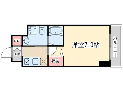 エグゼ新大阪南(1K/3階)の間取り写真